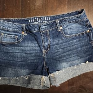 Aeropostale Midi Jean Shorts